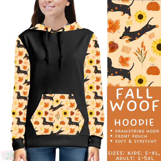 Batch #403 - Hello Fall 2 - Closes 8/28 - ETA mid October - Fall Woof Hoodie