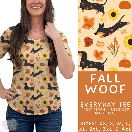 Batch #403 - Hello Fall 2 - Closes 8/28 - ETA mid October - Fall Wolf Everyday Tee