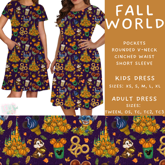 Batch #404 - Magical Fall 2 - Closes 8/29 - ETA mid/late October - Fall World Womens & Girls Dresses