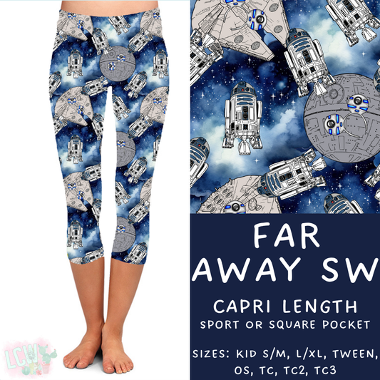 Batch #370 - Fun Run 12 - Closes 7/8 - ETA early Sept - Far Away SW Capri Length Leggings