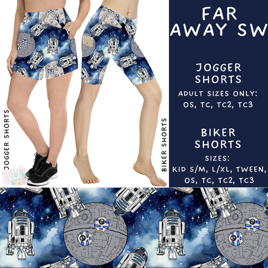 Batch #370 - Fun Run 12 - Closes 7/8 - ETA early Sept - Far Away SW Biker & Jogger Shorts