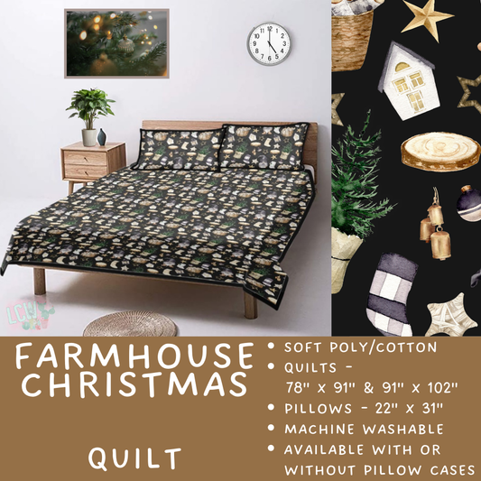 Batch  #410 - Cozy Quilts - Closes 9/10 - ETA late October - Farmhouse Christmas Quilt