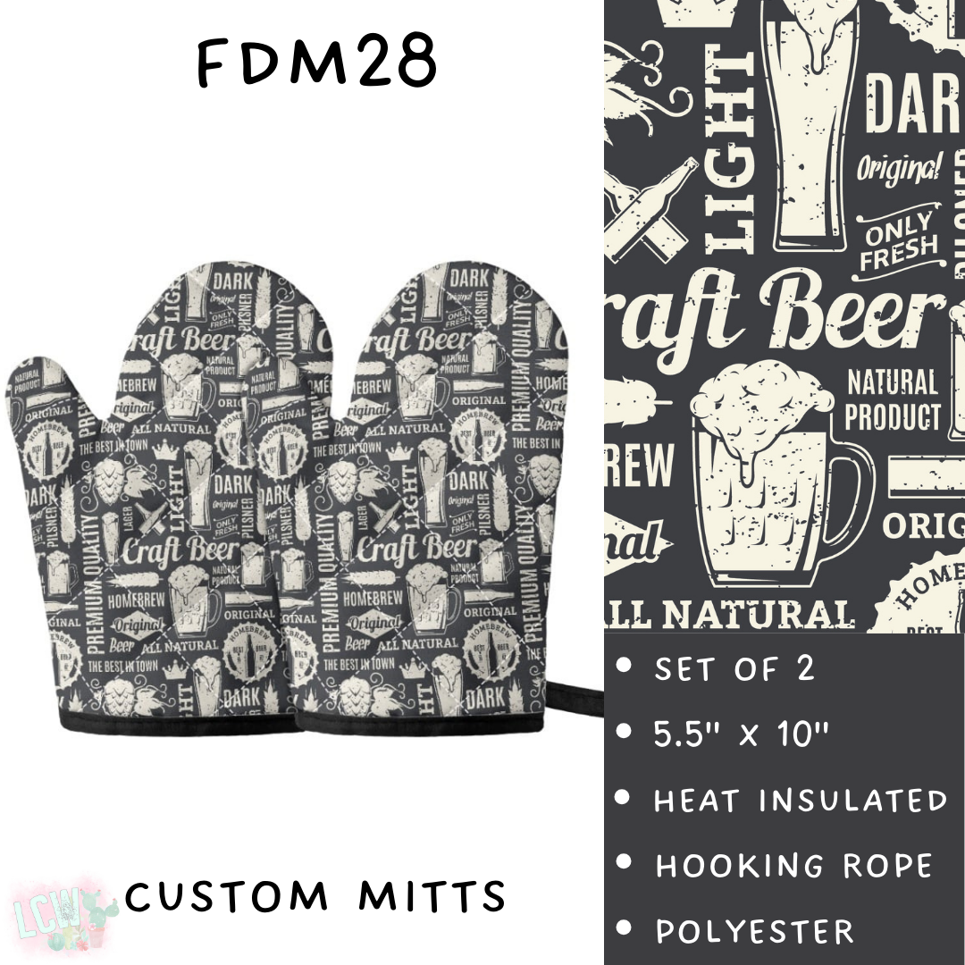 Batch #323 - Guys Grilling Out - Closes 4/18 - ETA early June - FDM28 Oven Mitts