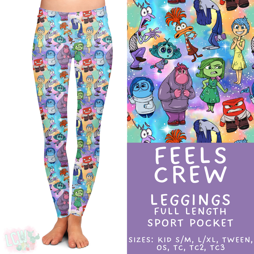 Ready to Ship Feels Crew Full Length Leggings - Sport Pockets OS & TC2