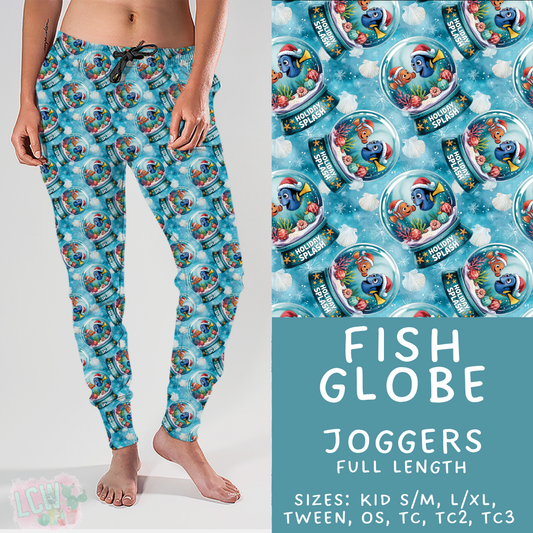 Batch #432 - Winter Globes - Closes 10/17 - ETA early December - Fish Globe Joggers