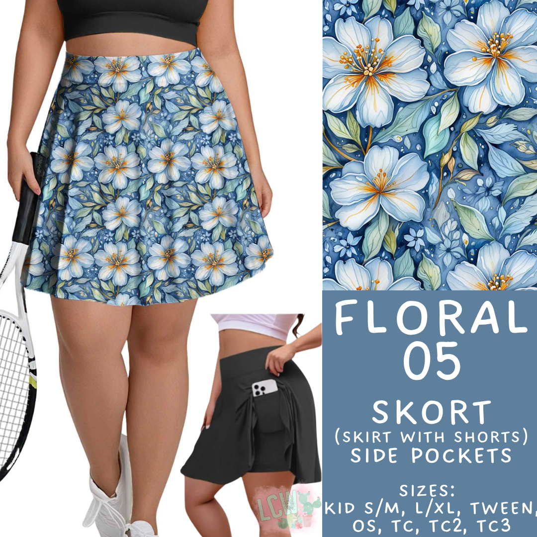 Batch #540 - May Flowers - Closes 6/8 - ETA early August - Floral 05 Skort