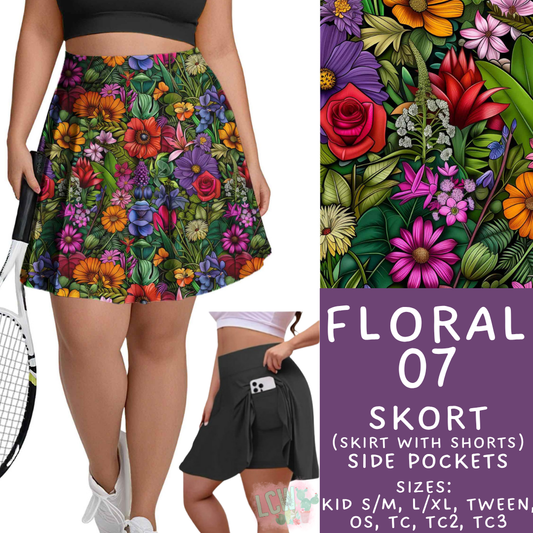 Batch #540 - May Flowers - Closes 6/8 - ETA early August - Floral 07 Skort