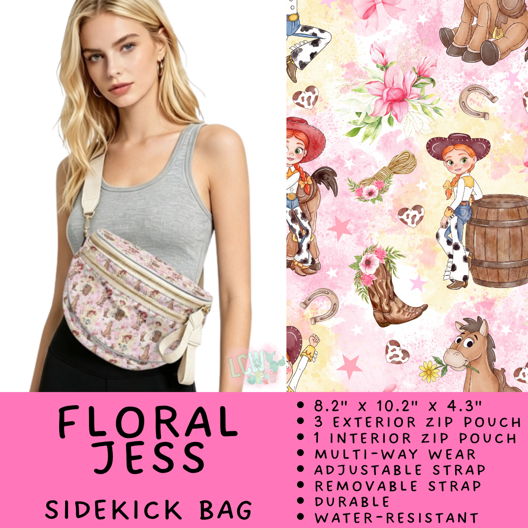 Batch #579 - Sidekick Bags 2 - Closes 9/2 - ETA early November - Floral Jess Sidekick Bag