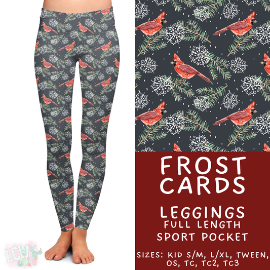 Batch #435 - Winter Wonderland 3 - Closes 10/23 - ETA early/mid Dec - Frost Cards Full Length Leggings