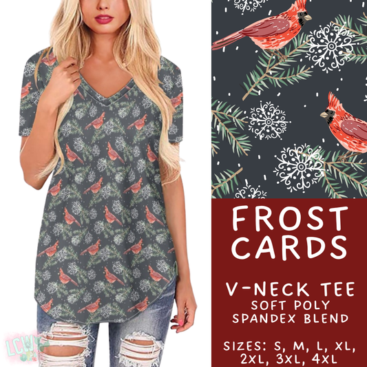 Batch #435 - Winter Wonderland 3 - Closes 10/23 - ETA early/mid Dec - Frost Cards V-Neck Tee