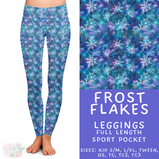 Batch #435 - Winter Wonderland 3 - Closes 10/23 - ETA early/mid Dec - Frost Flakes Full Length Leggings