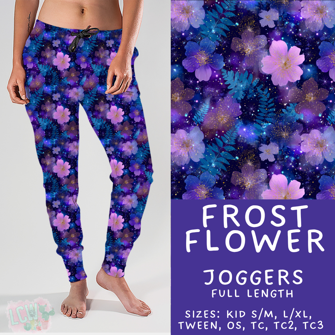 Redy to Ship - Frost Flower Joggers - TC2