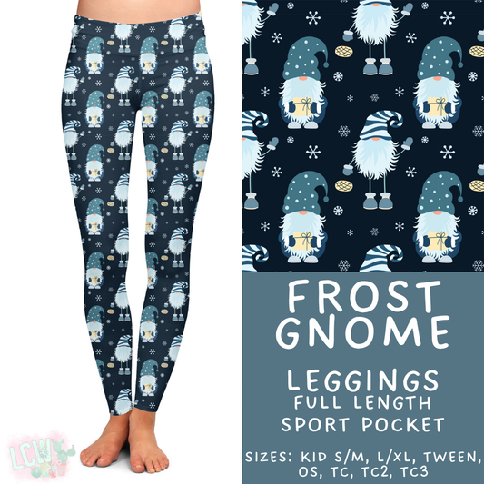 Batch #435 - Winter Wonderland 3 - Closes 10/23 - ETA early/mid Dec - Frost Gnome Full Length Leggings