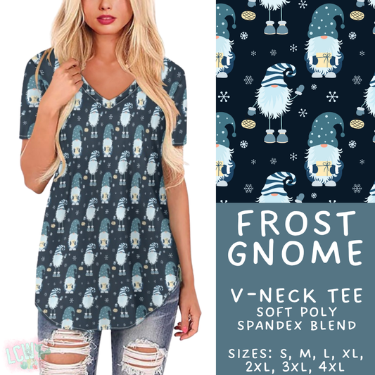 Batch #435 - Winter Wonderland 3 - Closes 10/23 - ETA early/mid Dec - Frost Gnome V-Neck Tee