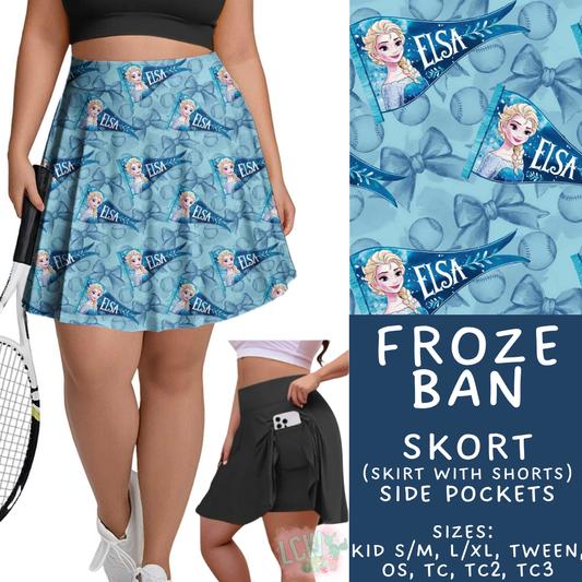 Batch #542 - Pennant Banner Collection - Closes 6/12 - ETA mid August - Froze Ban Skort
