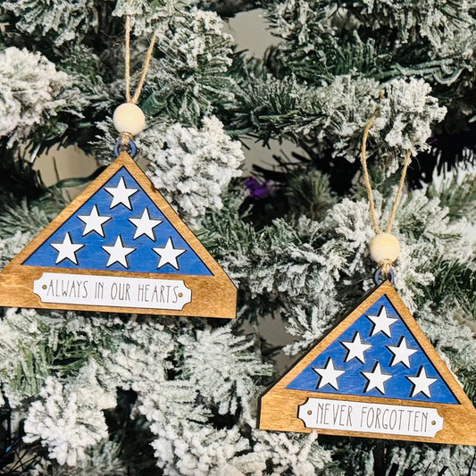 Military Flag Custom Ornament