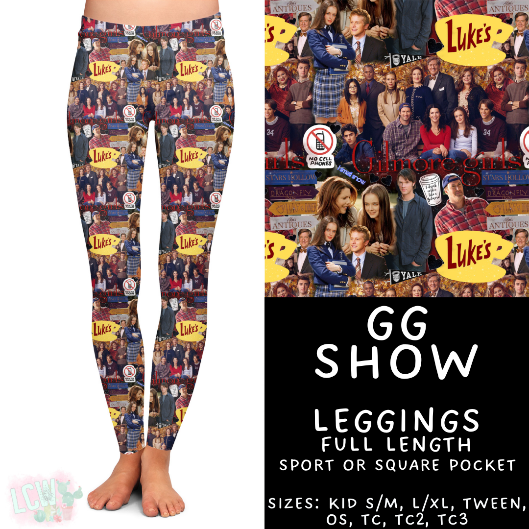 Ready to Ship - GG Show Full Length Leggings - Square Pockets OS
