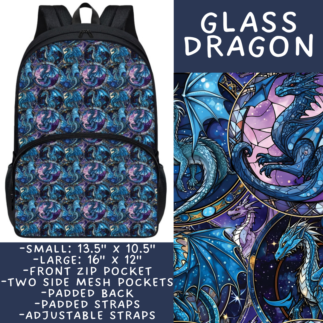 Batch #545 - Back to School 3 - Closes 6/19 - ETA early/mid August - Glass Dragon Backpacks
