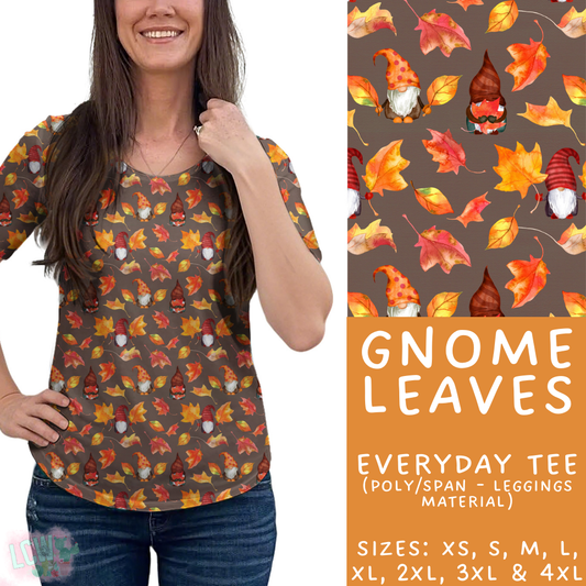 Batch #407 - Fall Fun 2 - Closes 9/4 - ETA mid/late October - Gnome Leaves Everyday Tee