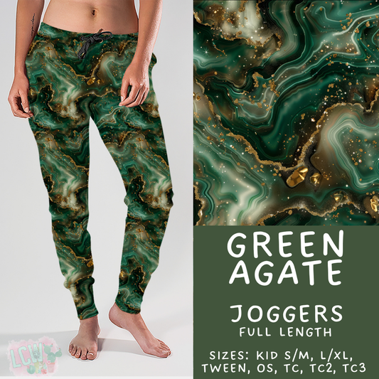 Ready to Ship - Green Agate Joggers - OS