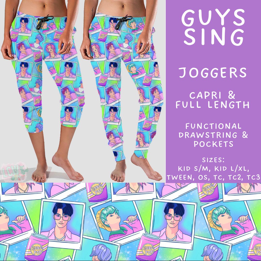 Batch #544 - Cool Characters 16 - Closes 6/17 - ETA mid August - Guys Sing Full and Capri Length Joggers