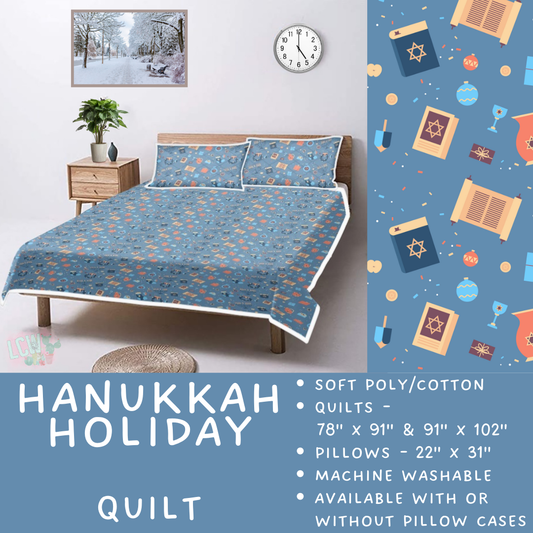 Batch  #410 - Cozy Quilts - Closes 9/10 - ETA late October - Hannukah Holiday Quilt