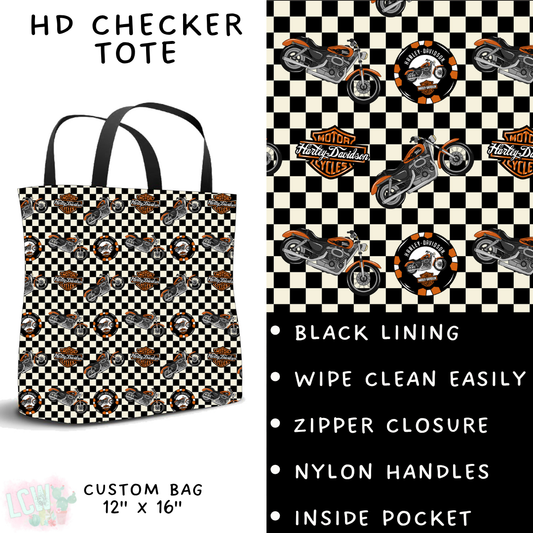 Batch #370 - Fun Run 12 - Closes 7/8 - ETA early Sept - HD Checker Tote