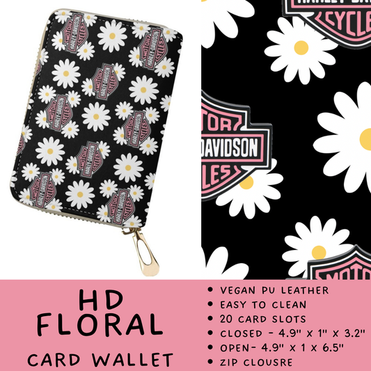 Batch #460 - Zip It Collection - Closes 12/5 - ETA late Jan - HD Floral Card Wallet