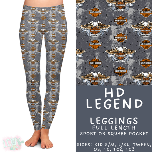 Batch #408 - Fun Run 14 - Closes 9/5 - ETA mid/late October - HD Legend Full Length Leggings
