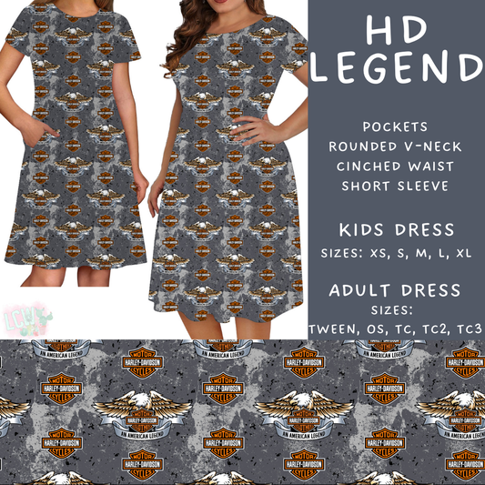 Batch #408 - Fun Run 14 - Closes 9/5 - ETA mid/late October - HD Legend Womens & Girls Dresses