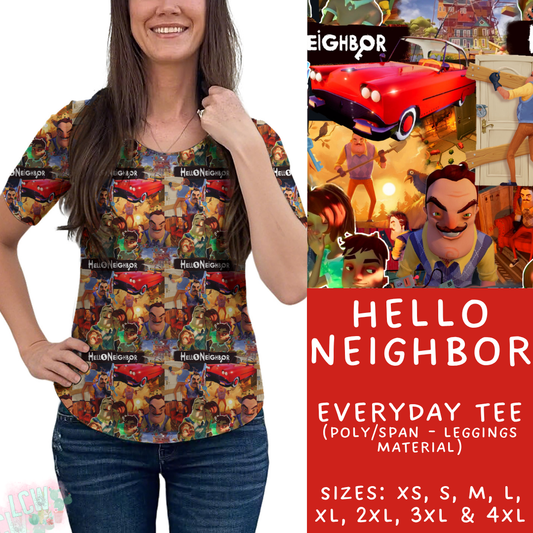 Batch #370 - Fun Run 12 - Closes 7/8 - ETA early Sept - Hello Neighbor Everyday Tee