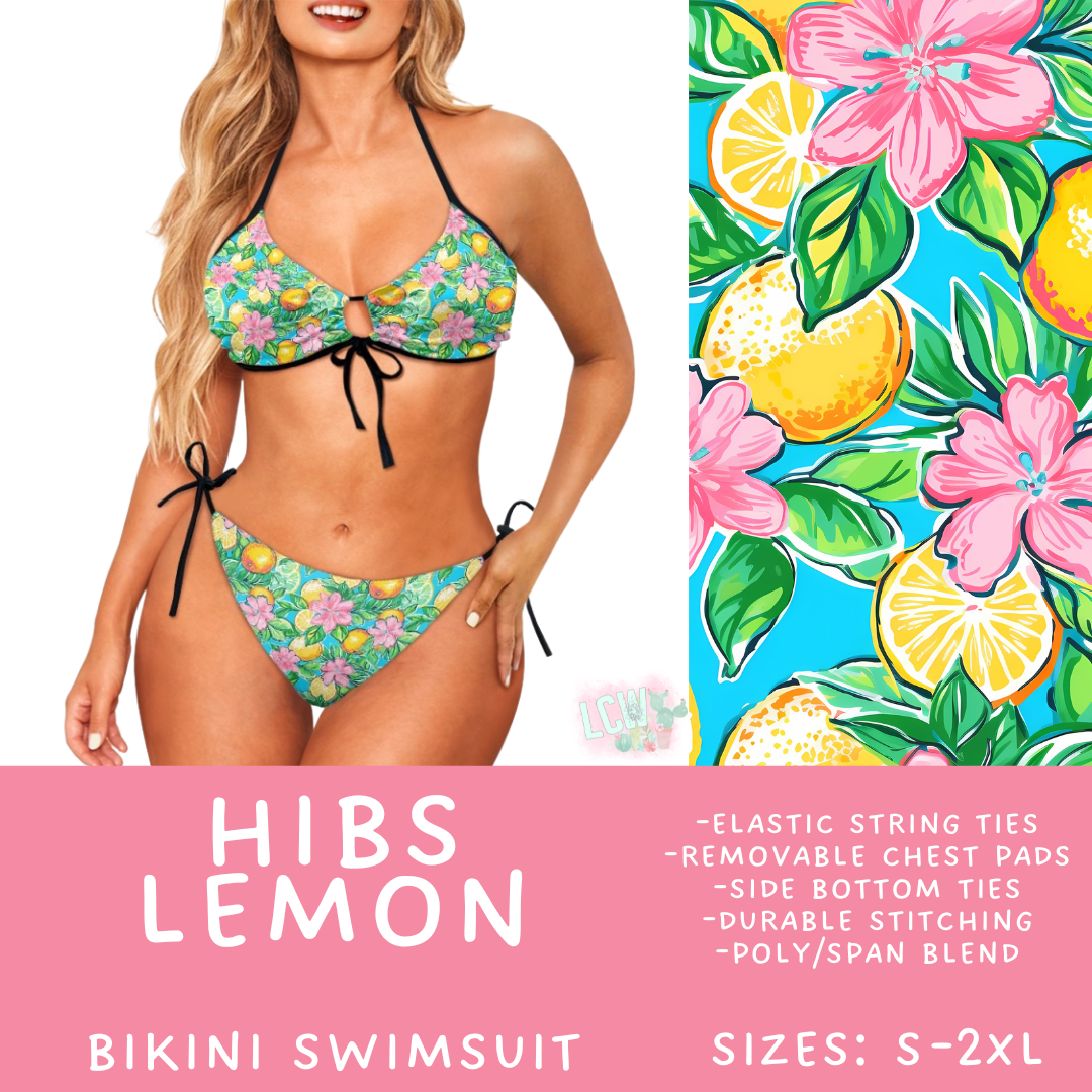 Batch #543 - Pool Party 2 - Closes 6/15 - ETA early/mid August - Hibs Lemon Women's 2 Piece Bikini