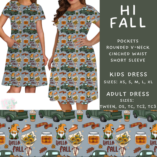 Batch #403 - Hello Fall 2 - Closes 8/28 - ETA mid October - Hi Fall Womens & Girls Dresses