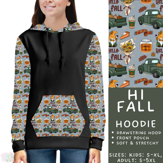 Batch #403 - Hello Fall 2 - Closes 8/28 - ETA mid October - Hi Fall Hoodie