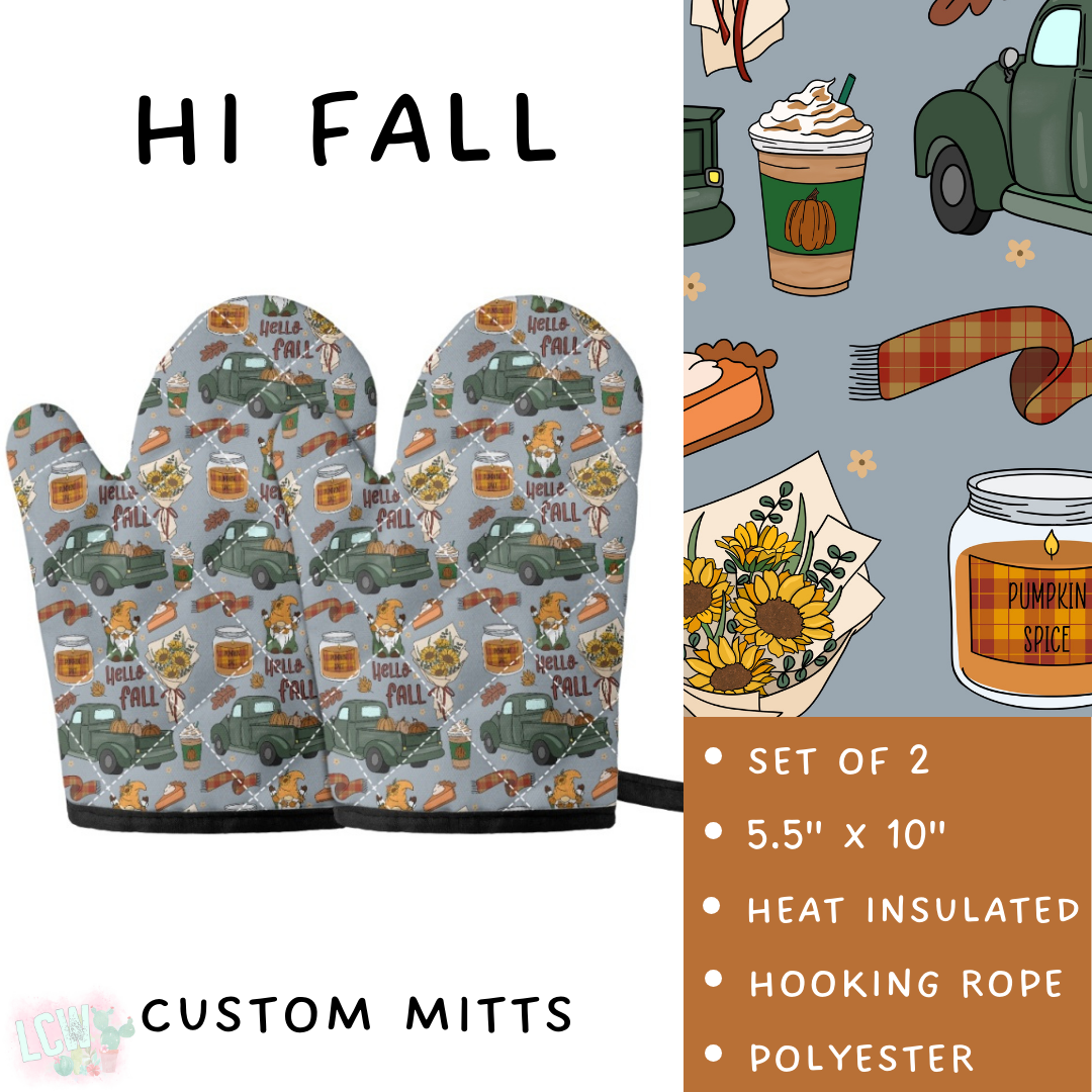 Batch #405 - Oh My Gourd, Let's Bake! - Closes 9/1 - ETA mid/late October - Hi Fall Oven Mitts