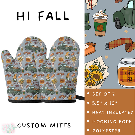 Batch #405 - Oh My Gourd, Let's Bake! - Closes 9/1 - ETA mid/late October - Hi Fall Oven Mitts