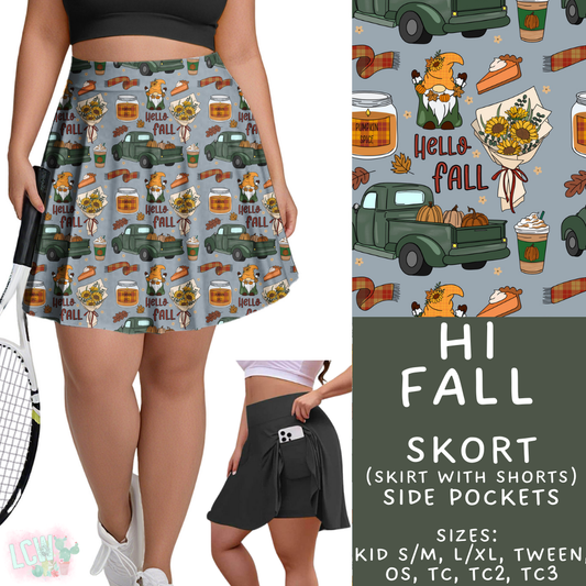 Batch #403 - Hello Fall 2 - Closes 8/28 - ETA mid October - Hi Fall Skort