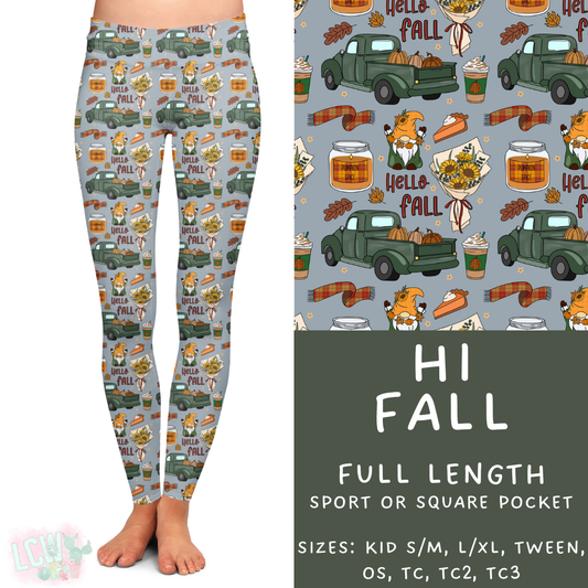 Batch #403 - Hello Fall 2 - Closes 8/28 - ETA mid October - Hi Fall Full Length Leggings