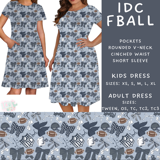 Batch #408 - Fun Run 14 - Closes 9/5 - ETA mid/late October - IDC FBall Womens & Girls Dresses