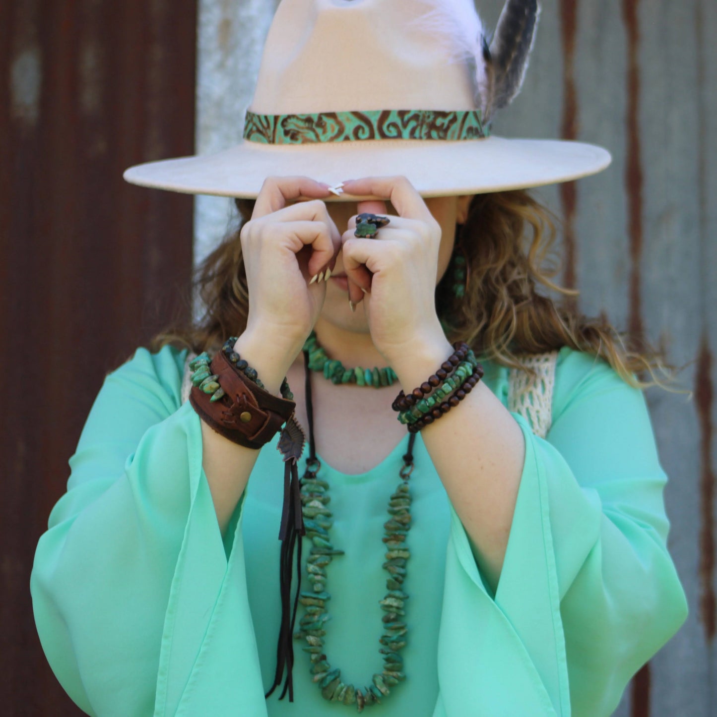 Wood Beaded Stretch Jewelry Junkie Bracelet
