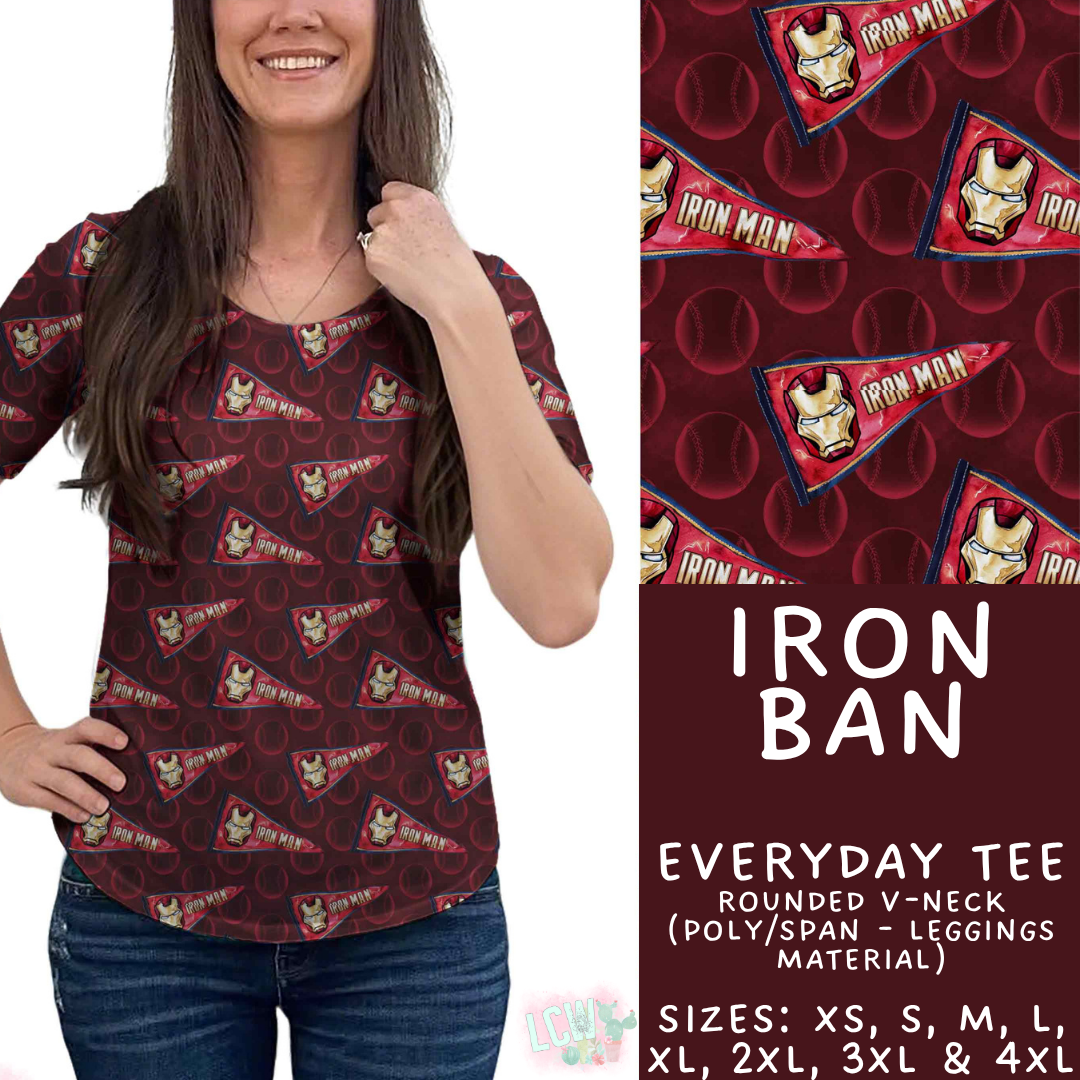 Batch #542 - Pennant Banner Collection - Closes 6/12 - ETA mid August - Iron Ban Everyday Tee