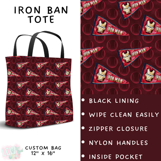 Batch #542 - Pennant Banner Collection - Closes 6/12 - ETA mid August - Iron Ban Tote