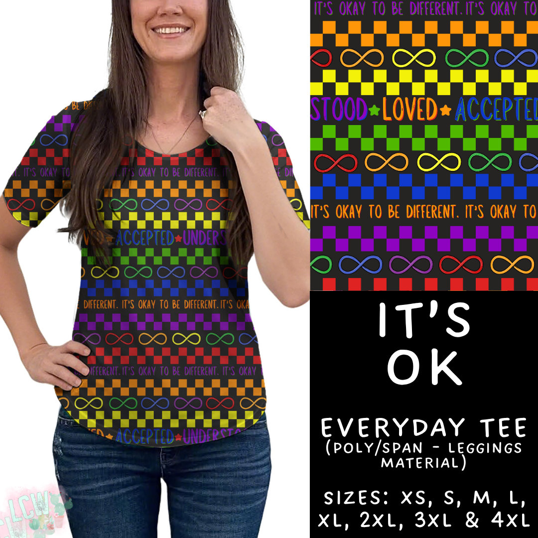 Batch #370 - Fun Run 12 - Closes 7/8 - ETA early Sept - It's Ok Everyday Tee