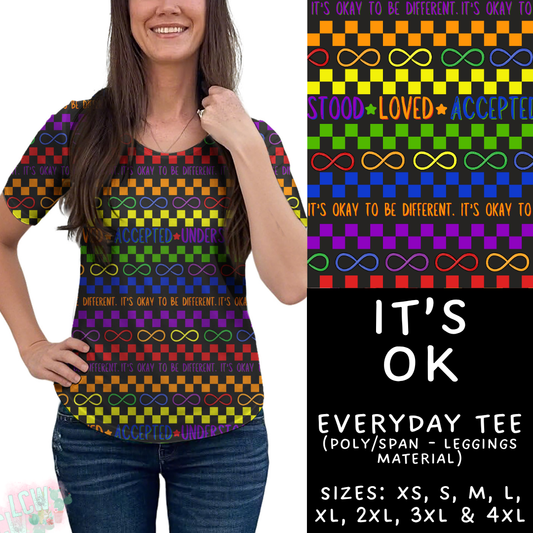 Batch #370 - Fun Run 12 - Closes 7/8 - ETA early Sept - It's Ok Everyday Tee