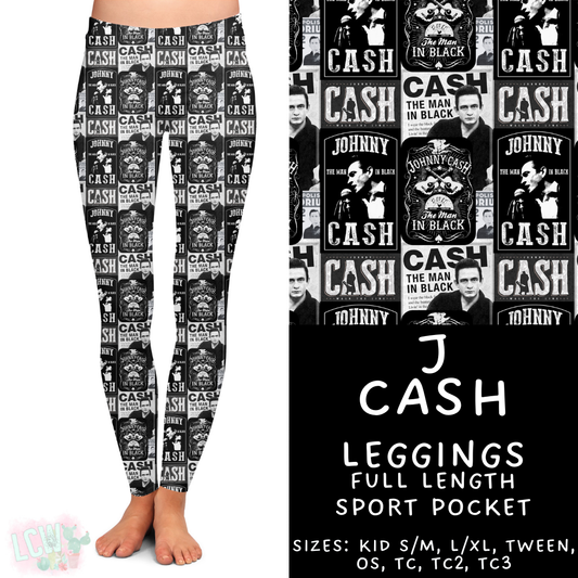 Ready to Ship J Cash Full Length Leggings - Sport Pocket TC2