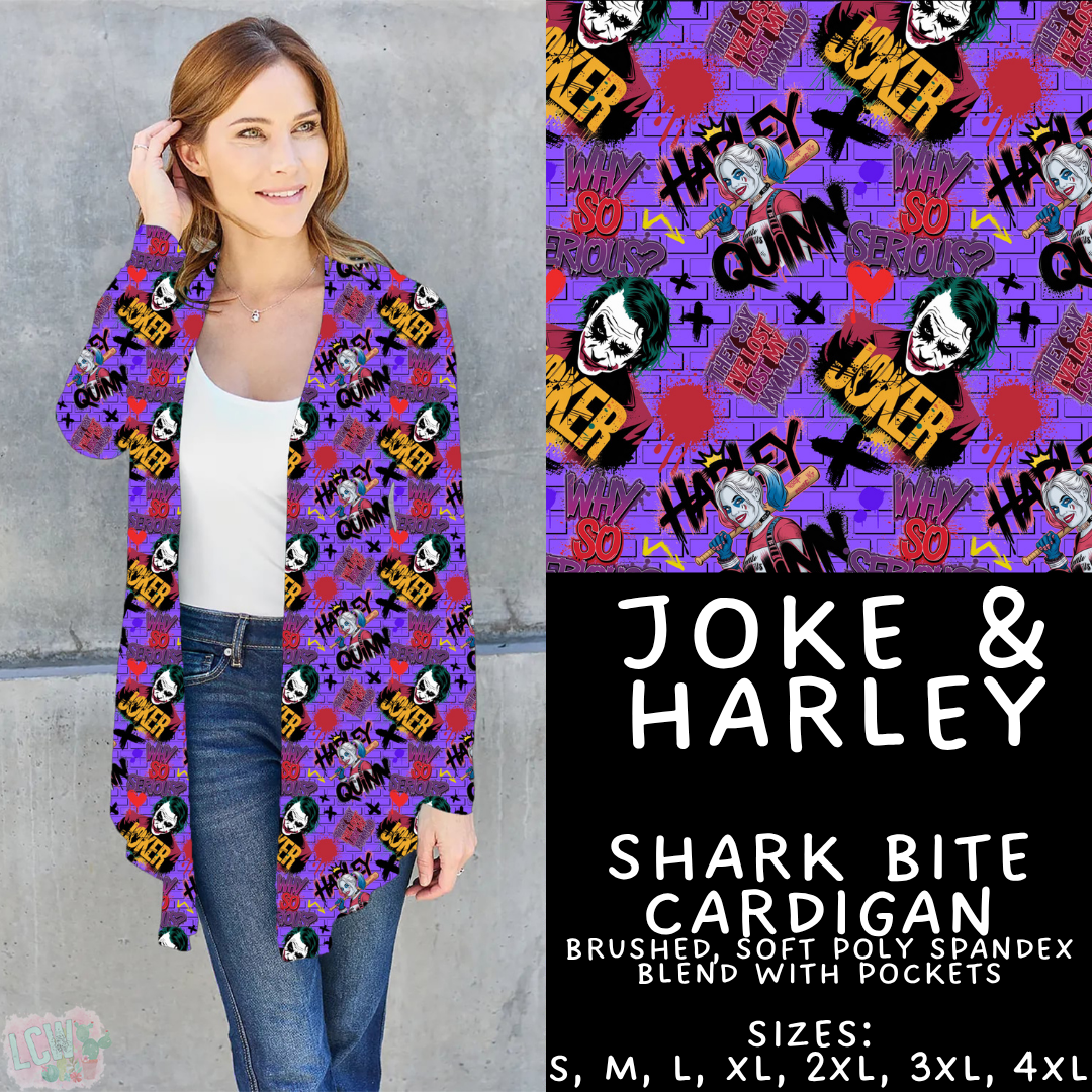 Batch #454 - Cool Characters 10 - Closes 11/26 - ETA mid Jan - Joke & Harley Cardigan