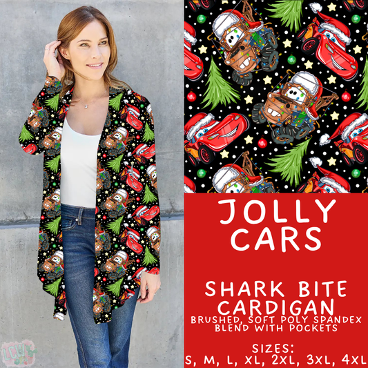 Batch #434 - Magical Christmas - Closes 10/22 - ETA early Dec - Jolly Cars Cardigan