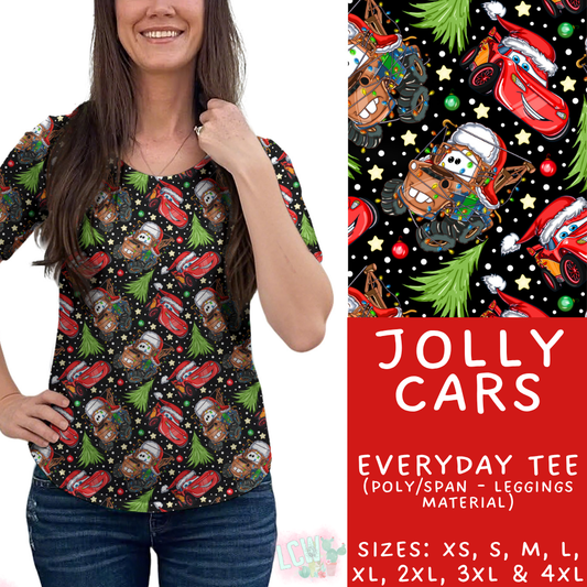 Batch #434 - Magical Christmas - Closes 10/22 - ETA early Dec - Jolly Cars Everyday Tee