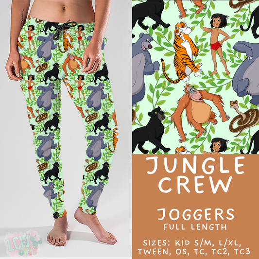 Ready to Ship Jungle Crew Joggers - OS