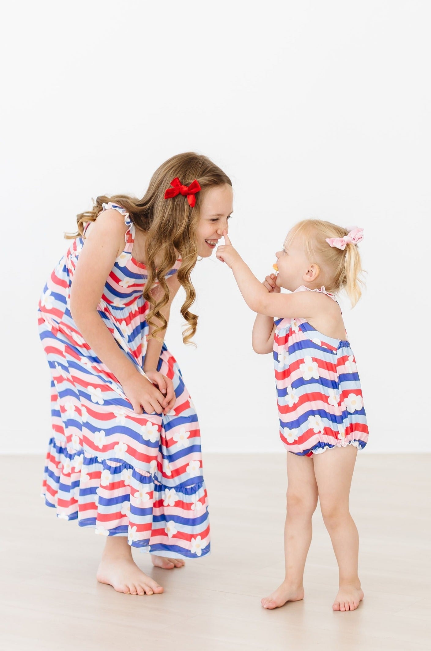 SALE July Vibes Ruffle Cross Back Romper